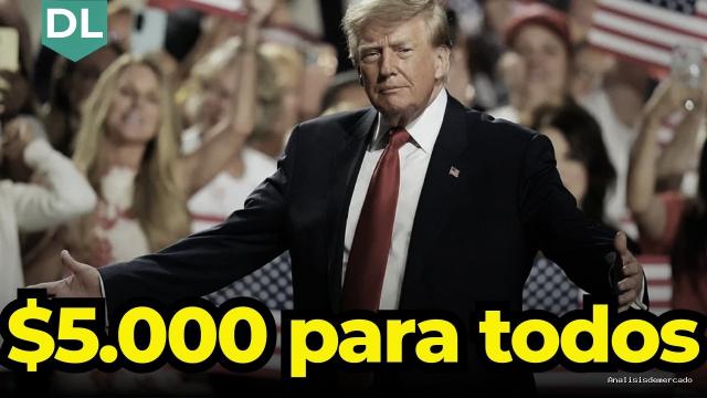 Trump Promete $5.000 A Cada Estadounidense SI Gana LOS MID Terms