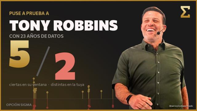 Opción Sigma | September 6, 2026 | Tony Robbins tiene razón en 100 años. Tú no vives 100 años